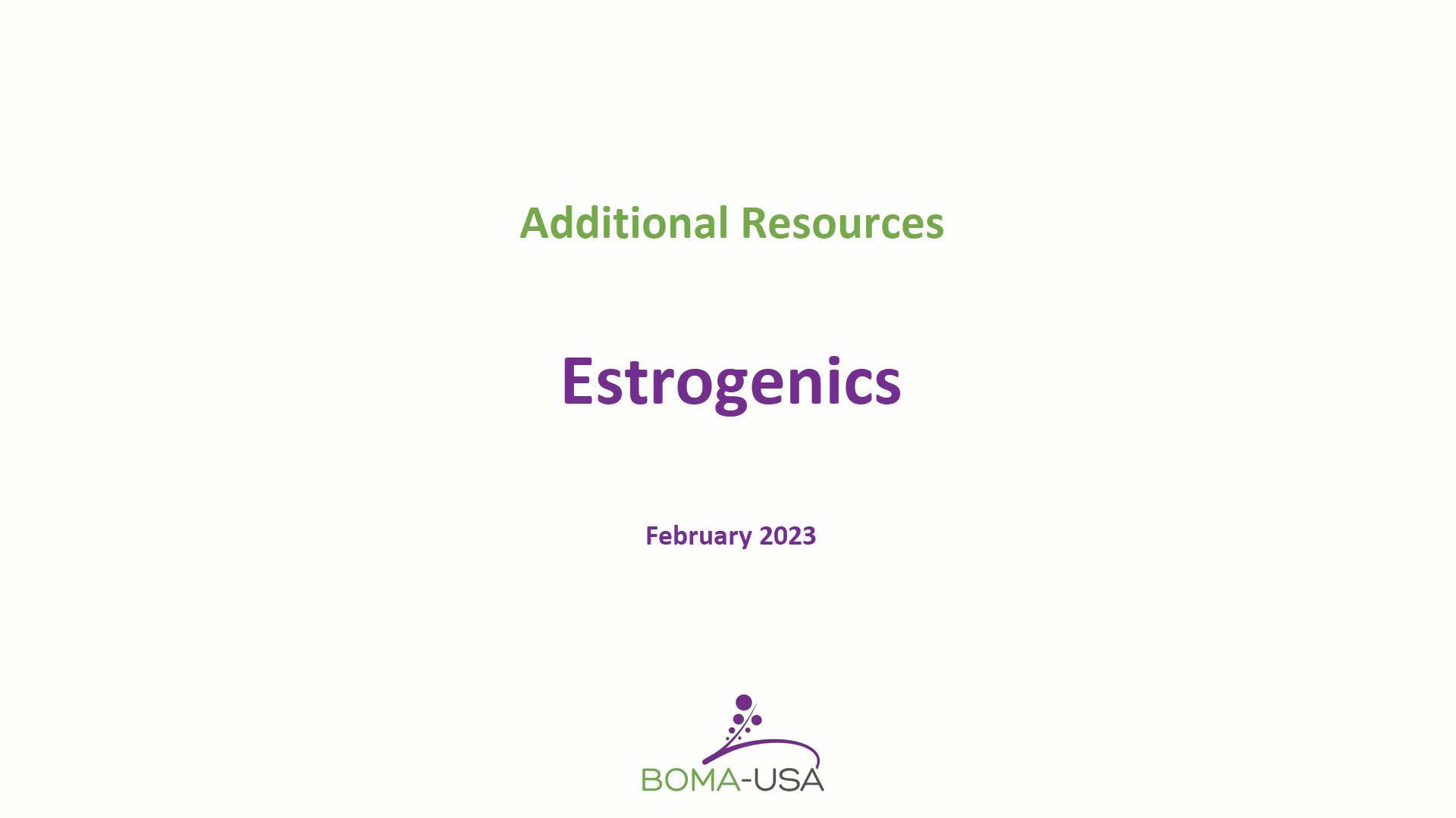 2.13 Estrogenics