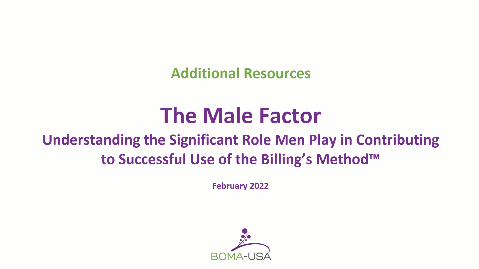 2.04 The Male Factor