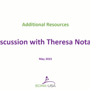 2.12 Discussion with Theresa Notare