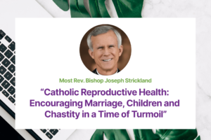 1.02 Catholic Reproductive Health: Encouraging Marriage, Children and Chastity in a Time of Turmoil